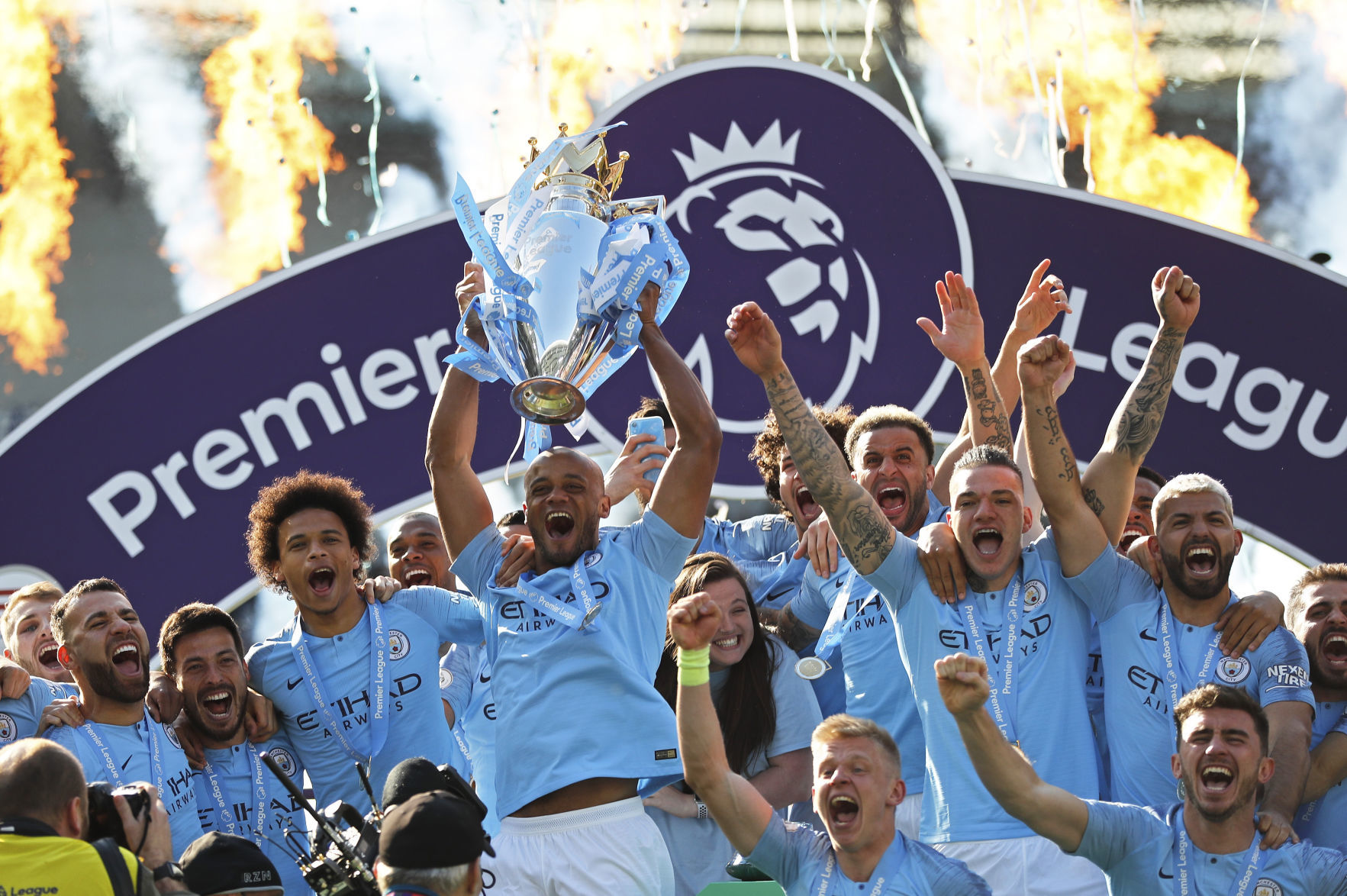 APTOPIX Britain Soccer Premier League